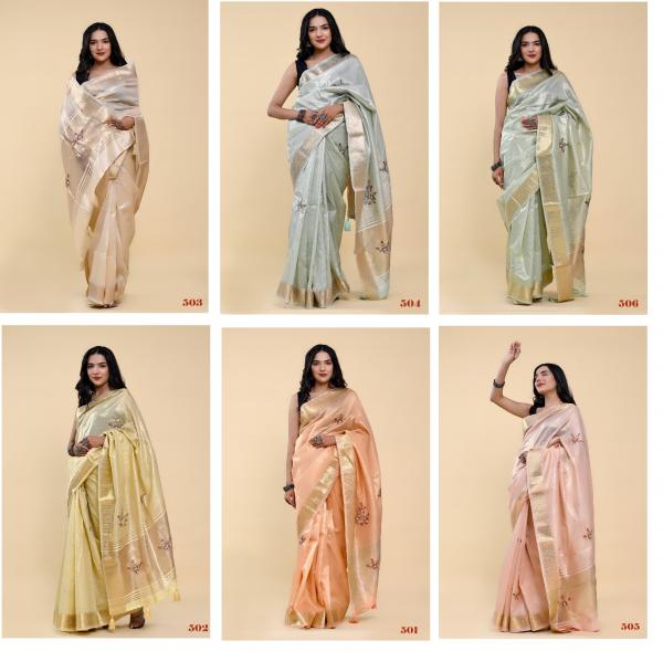 Lucaya Vol 5 Fancy Woven Cotton Saree Collection